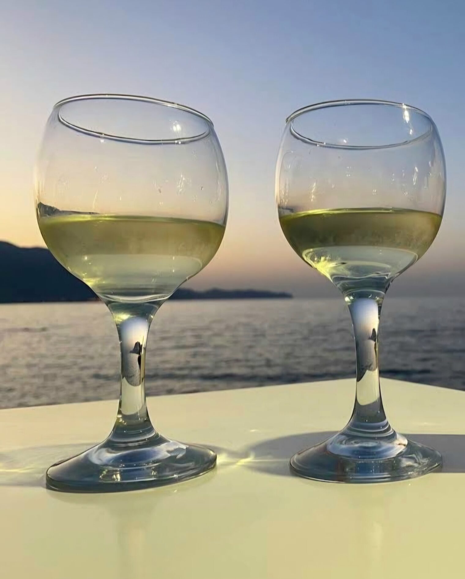 Wine and view at kissamos bay